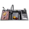 100x46CM Large Size Kitchen Sink Black Stainless.jpg 800x800