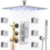 16 Inch All Copper Tub Shower Faucet