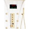 16X24 Inch Brushed Gold Thermostatic Digital Display
