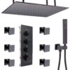 16x32 Inches Luxury Rain Shower System Thermostatic