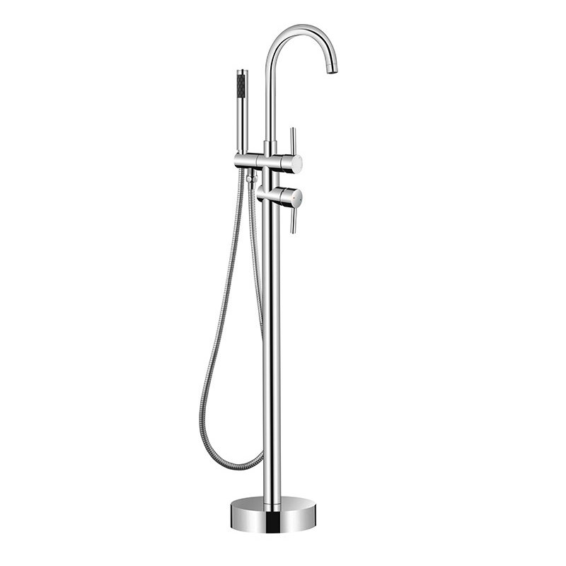 Brassl mounted Free Standing Bath Shower Mixer upc floor stand Tub