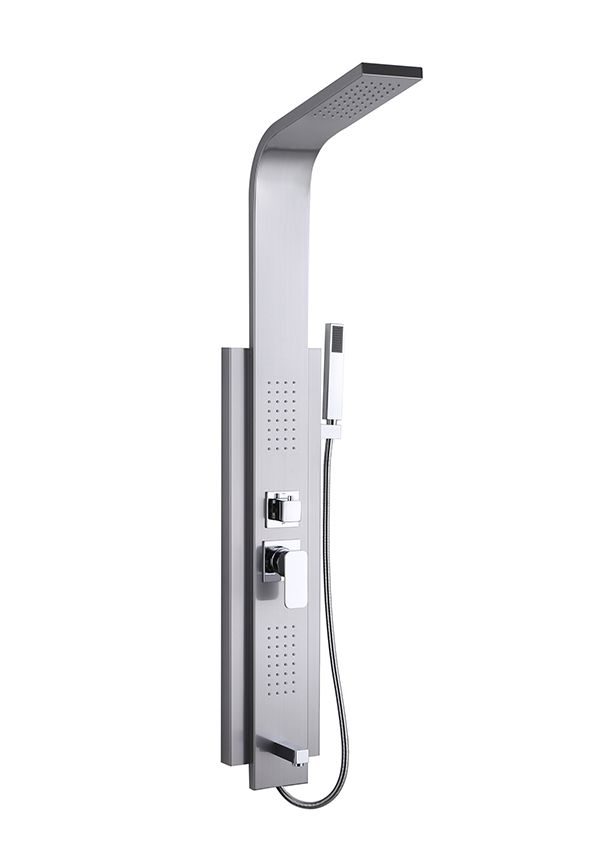 Cheap price Bathroom sanitary ware waterfall rainfall shower system 304 stainless steel bathroom rain waterfall bathroom shower panel