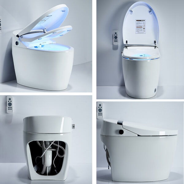 ⁦China Smart Toilets Manufacturer Wholesale Cheap Price Bathroom Automatic Sensor Flushing Electric Intelligent Toilets⁩ - الصورة ⁦10⁩