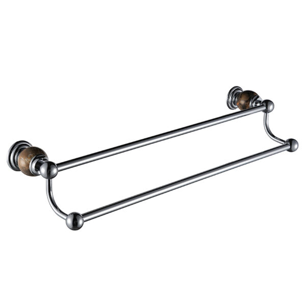 China Manufacturer Stainless Steel Bathroom Accessories Set Towel Rack Chrome Plated Round Brass Robe Hook - Imagen 11