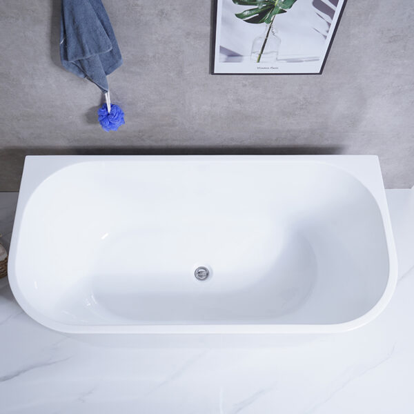 Modern cupc certificate acrylic free standing bathtub cheap bathroom freestanding soaking customize size  acrylic bathtubs – Bild 3