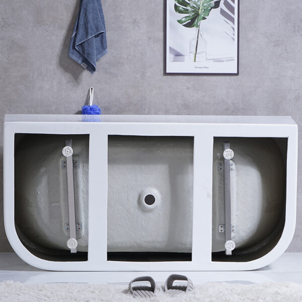 Modern cupc certificate acrylic free standing bathtub cheap bathroom freestanding soaking customize size  acrylic bathtubs – Bild 5