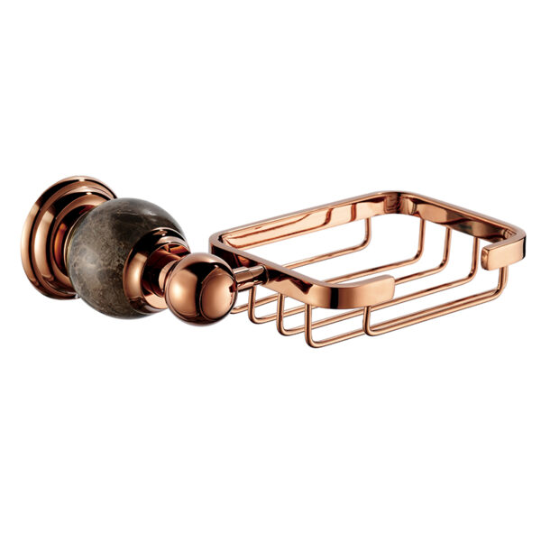 Bathroom accessories stainless steel soap dish soap holder bathroom soap dish basket - Imej 6