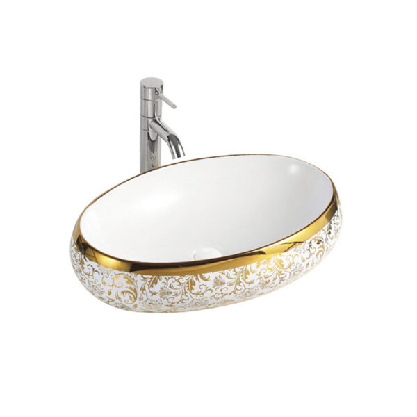 Factory Outlet Modern Italian Design Art Bathroom Vanity Washing Basin Home Decoration Cheap Art Wash Basin – Image 3