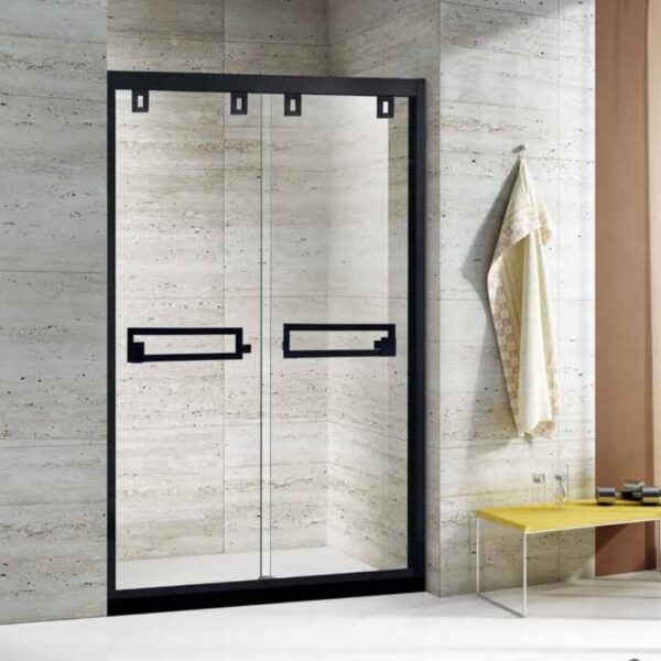 Sliding shower room doors enclosure