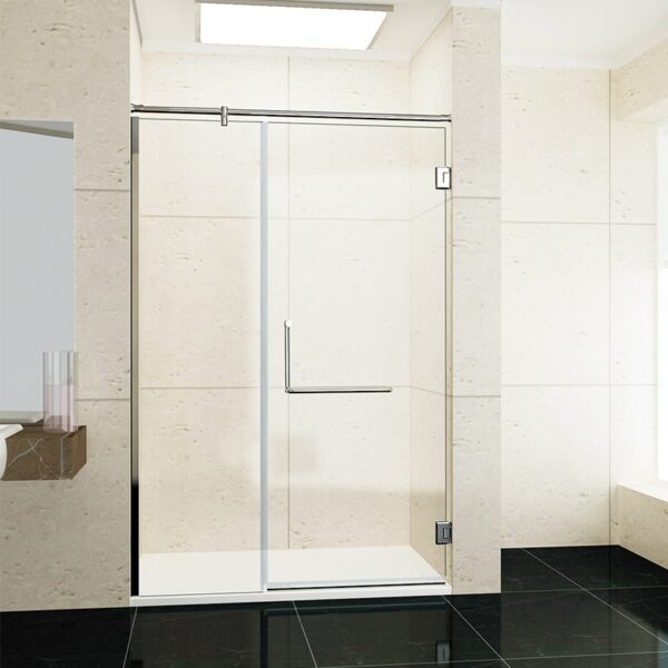 8mm tempered glass sliding door shower enclosure