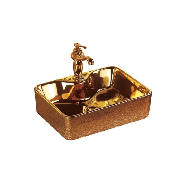 Home Smooth Basin Gold Finish
