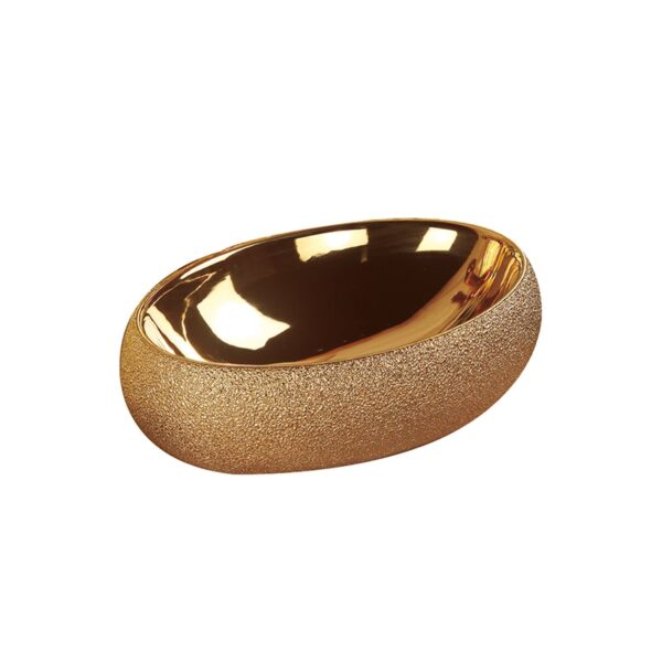 Luxury Vintage Gold Countertop Small Art Basin