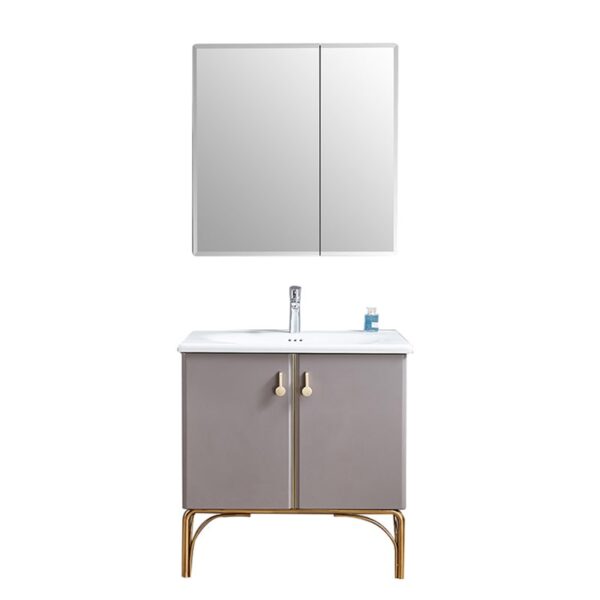 Floor-standing solid wood bathroom cabinet MP-2219
