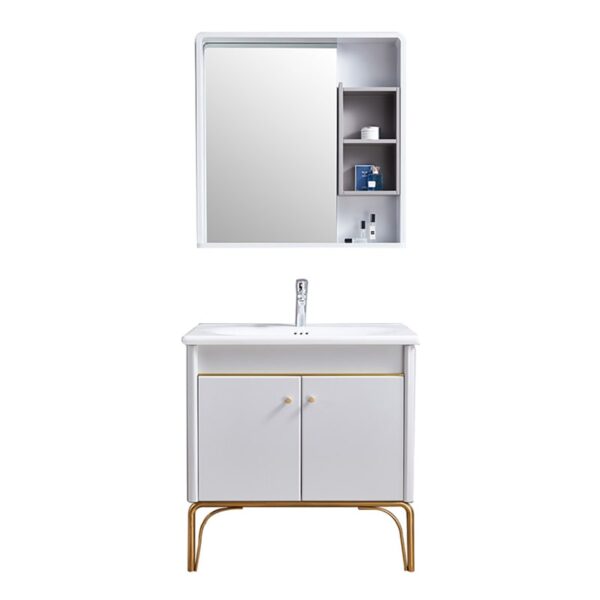 Small size solid wood bathroom cabinet MP-2219