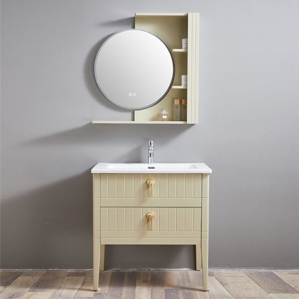 vente chaude armoire de salle de bain montée au sol