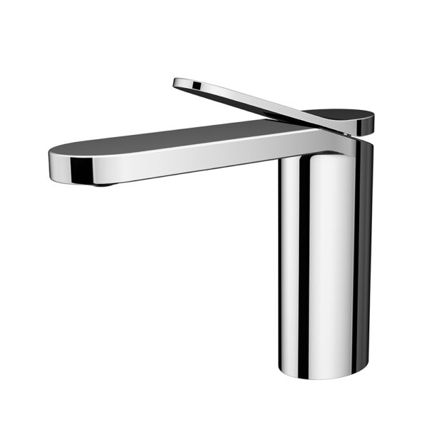 Bathroom Basin Taps Hot Cold Water Tap Single Hole Deck Mounted Ceramic Cartridge Brass Basin Mixer Taps
