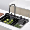 Multifunction Sink Anti-Scratch LED Digital Display 304 Stainless Steel Waterfall Kitchen Sinks 2025 Popular Large Single Slot Multifunction Sink 1.png 800x800 800x800 1 2025 Popular Large Single Slot Multifunction Sink 1.png 800x800 800x800 1