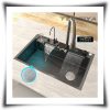 210MM Deep Smart Kitchen Sink 80cm Black.jpg 800x800