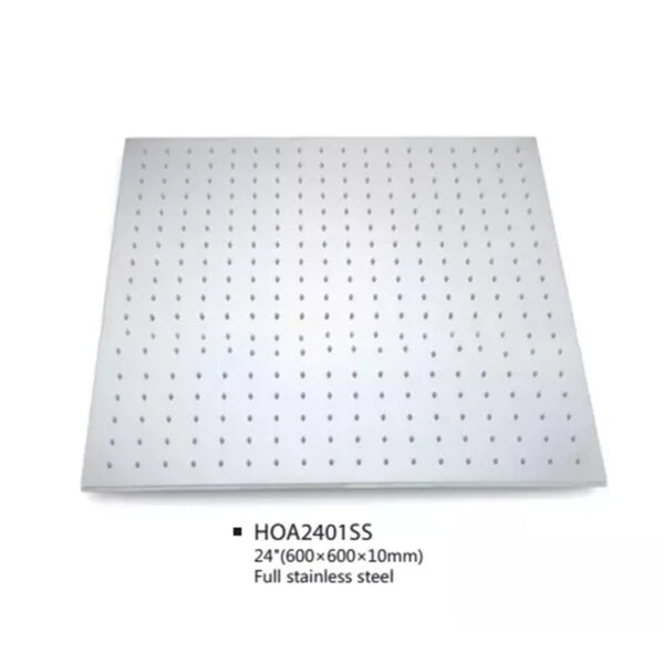24 Inch Stainless Steel Ceiling Mounted Shower Head Shower System Set