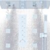 3 Functions Rain Shower Head System 15x28inch
