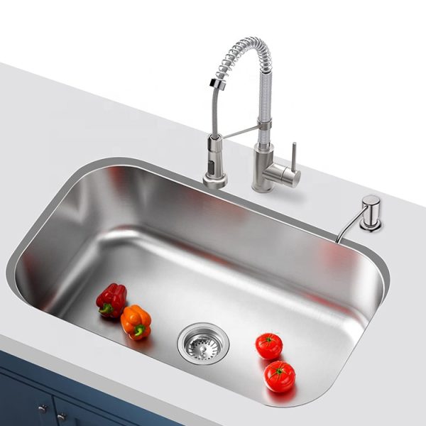 30 Inch 18 Gauge Sink Manufacturers Undermount Pressed Sinks Stainless Steel Single Bowl Kitchen Sink