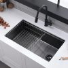 30 Inch Workstation Black Stainless Steel Kitchen.jpg 800x800