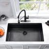 30x19 Black Stainless Steel Undermount Workstation Sink.jpg 800x800