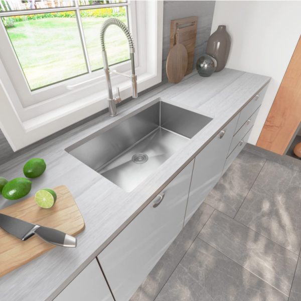 32 Inch Kitchen Sink Stainless Steel Pia Cozinha Single Bowl  Undermount Kitchen Sink