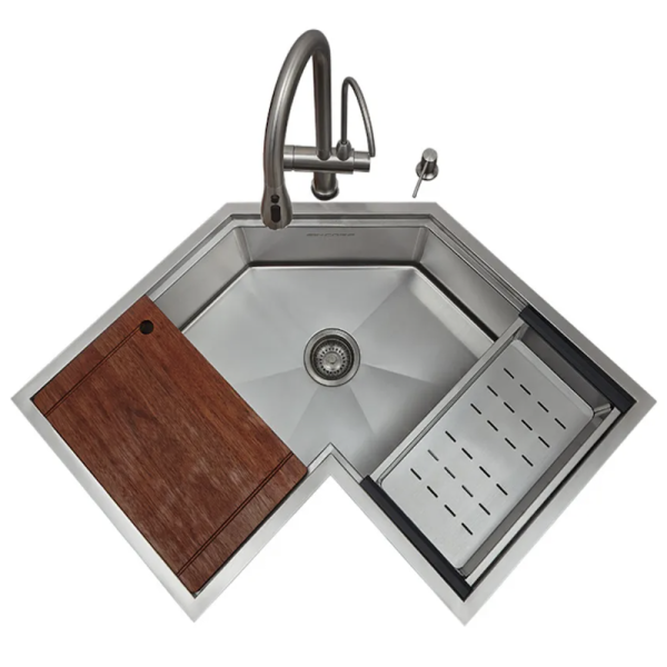 Kitchen Sink Undermount 16 Gauge Stainless Steel Butterfly Sink Undermount