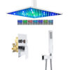 7 Colored Led Rain Ceiling Mount Bathroom