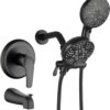 America Hot Sales Matt Black Concealed Shower