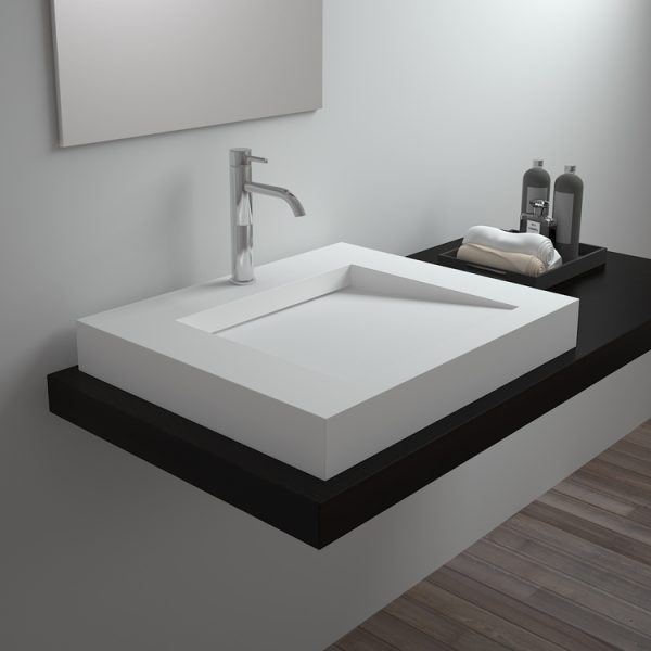 Europe and America Rectangle Luxury Hot Sell Sink Bathroom Wash Basin