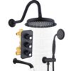 Bathroom 9 Inch Wall Mounted Shower Tub