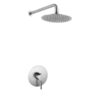 Bathroom Shower Set System Chrome Rainfal Shower