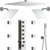 Bathroom Shower Set System with Rainfall Head