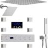 Bathroom Thermostatic Shower System Brushed Nickel Gold.jpg 800x800