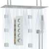 Brushed Nickel Rainfall Mist Luxury Shower System