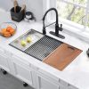CUPC 16 Gauge Large Double Basin Low Divide Single Bowl Deep Undermount Sink Workstation Stainless Steel Kitchen Sink CUPC 16 Gauge Large Double Basin Low CUPC 16 Gauge Large Double Basin Low