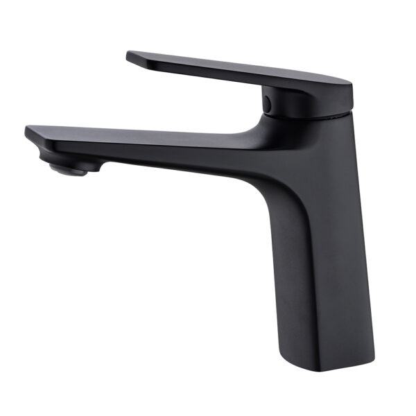 CUPC Certificated Modern Hotel Style Classical Matt Black Bathroom Brass Wash Basin Faucet Mixer