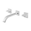 Chrome Brass Wall Mounted Basin Mixer Tap