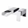 Chrome Plated Modern Waterfall Wall Mounted Basin