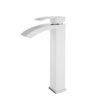 Grifo para lavabo de baño de un solo orificio cromado pulido