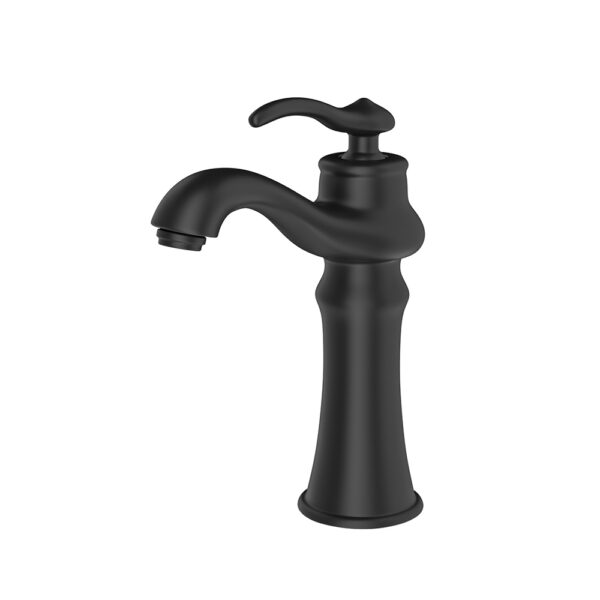Klassisches Design Mattschwarz Einhebel-Waschbeckenmischbatterien Thermostatische Waschtischarmaturen Kaltwasser Cupc Hotel Badezimmerarmatur
