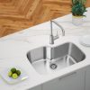 Classical Drop-in Single Bowl Sink 18G Stainless Steel Press Sinks Undermount Kitchen Sink Classical Drop in Single Bowl Sink 18G Classical Drop in Single Bowl Sink 18G