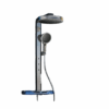Contemporary Brass Rain Shower System Bathroom Piano