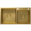 Customizable Gold Kitchen Sink Handmade Stainless Steel