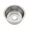 D420 Round Bowl Undermont Topmount Stainless Steel