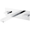 Double Handles Modern Design Long Spout Wall