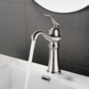 European Basin Mixer Faucet Brass Single Lever