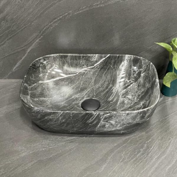 European Modern Design Bathroom Sink Basin Competitive Price Ceramic Bath Washroom for Hotels and Villas Counter Marble Style